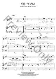 Pay The Devil piano sheet music cover